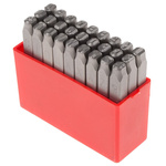 RS PRO 5mm x 27 Piece Engraving Letter Punch Set, (Letters: A → Z)