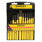 Stanley 12-Piece Punch Set, Pin Punch, 1.5 → 6 mm Shank