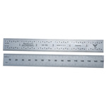 RS PRO 300mm Steel Imperial, Metric Ruler, With UKAS Calibration