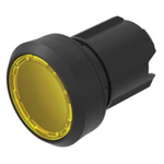 EAO Series 45 Momentary Yellow LED Actuator, IP20, IP40, IP66, IP67, IP69K, 22.3 (Dia.)mm, Panel Mount, 500V ac/dc