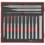 Teng Tools 14-Piece Punch, 265 mm Overall