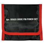 8-Piece Punch Set, Pin Punch, 1.6 → 8 mm Shank, 88.9 mm Overall