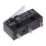 SPDT-NO/NC Short Lever Microswitch, 10.1 A @ 250 V ac
