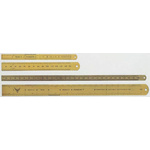 RS PRO 300mm Steel Imperial, Metric Ruler, With UKAS Calibration