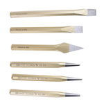 RS PRO 6-Piece Punch Set, Pin Punch, 3 → 4 mm Shank