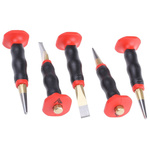 RS PRO 5-Piece Punch Set, Anti-Vibration Punch, 10.0 mm Shank