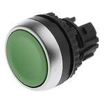 BACO Flush Green Push Button Head - Spring Return, 22mm Cutout, Round
