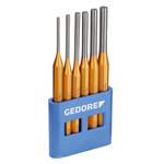 Gedore 6-Piece Punch Set, Pin Punch, 10.0 mm Shank