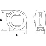 SAM UB 3m Tape Measure, Metric & Imperial