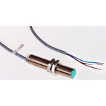 Pepperl + Fuchs M12 x 1 Inductive Sensor - Barrel, PNP Output, 2 mm Detection, IP67, Cable Terminal