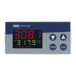 Jumo dTRON PID Temperature Controller, 96 x 48 (1/8 DIN)mm, 5 Output Analogue, 110  240 V ac Supply Voltage