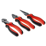 RS PRO 3-Piece Plier Set, 200 mm Overall