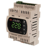Carel DN33 On/Off Temperature Controller, 110 x 70mm, NTC, PT100, PTC Input, 24 V ac, 30 V dc Supply