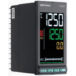 Gefran 1250 PID Temperature Controller, 48 x 96mm, 2 Output Relay, 100  240 V ac Supply Voltage