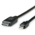 Roline Mini Display Port to HDMI Cable, Male to Male - 2m