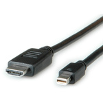 Roline Mini Display Port to HDMI Cable, Male to Male - 3m