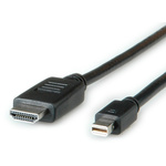 Roline Mini Display Port to HDMI Cable, Male to Male - 4.5m