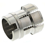 Lemo Silver Brass Round Cable Grommet for Maximum of 9 mm Cable Dia.