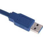 RS PRO Male USB A to Male USB A USB Cable, 1m, USB 3.0