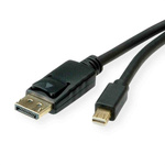 Roline Mini Display Port to Display Port Cable, Male to Male - 2m
