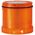 Werma 644 Series Yellow Flashing Effect Beacon Unit, 24 V dc, LED Bulb, DC, IP65