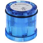 Werma 644 Series Blue Steady Effect Beacon Unit, 24 V dc, LED Bulb, AC, DC, IP65
