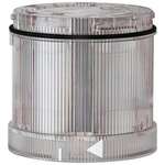 Werma 644 Series Clear Flashing Effect Beacon Unit, 24 V dc, LED Bulb, DC, IP65