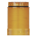 Werma KombiSIGN 40 Series Yellow Flashing Effect Beacon Tower, 24 V dc, LED Bulb, DC, IP66