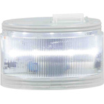 RS PRO Clear Multiple Effect Flashing Light Element, 24 V ac/dc, 240 V ac, LED Bulb, AC, DC, IP66