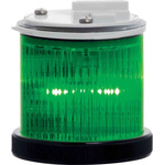 RS PRO Green Multiple Effect Beacon Unit, 240 V ac, LED Bulb, AC, IP66