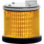 RS PRO Yellow Multiple Effect Beacon Unit, 110 V ac, LED Bulb, AC, IP66