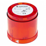 Werma 843 Series Red Flashing Effect Beacon Unit, 24 V dc, LED Bulb, AC, DC, IP54