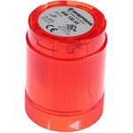Werma 848 Series Red Steady Effect Beacon Unit, 24 V ac/dc, LED Bulb, AC, DC, IP54