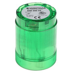 Werma 848 Series Green Steady Effect Beacon Unit, 24 V ac/dc, LED Bulb, AC, DC, IP54