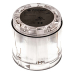 Werma KombiSIGN 70 Series Clear Steady Effect Beacon Unit, 24 V, LED Bulb, AC, DC, IP54
