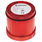 Werma 641 Series Red Steady Effect Beacon Unit, 12 → 230 V ac/dc, Filament Bulb, AC, DC, IP65