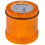 Werma 641 Series Yellow Steady Effect Beacon Unit, 12 → 230 V ac/dc, Filament Bulb, AC, DC, IP65