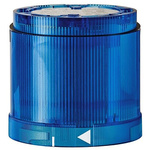 Werma 843 Series Blue Blinking Effect Beacon Unit, 24 V dc, LED Bulb, AC, DC, IP54