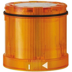 Werma 644 Series Yellow Steady Effect Beacon Unit, 24 V dc, LED Bulb, DC, IP65
