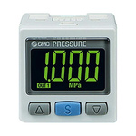 SMC Pressure Switch, R 1/8 (M5 Female Threaded) 0kPa to 101 kPa