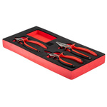 RS PRO 3-Piece Plier Set, 250 mm Overall