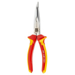 RS PRO Long Nose Pliers, 200 mm Overall, Straight Tip, VDE/1000V, 72mm Jaw
