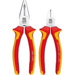 RS PRO 2-Piece Plier Set, 250 mm Overall