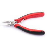 RS PRO Long Nose Pliers, 130 mm Overall, Straight Tip, 25mm Jaw