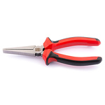 RS PRO Flat Nose Pliers, 160 mm Overall, Straight Tip, 50mm Jaw