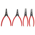 RS PRO 4-Piece Circlip Pliers, Bent, Straight Tip