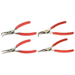 Facom 4-Piece Circlip Plier Set, 180 mm Overall