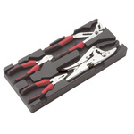 SAM 4-Piece Plier Set, Bent, Straight Tip