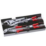 SAM 4-Piece Plier Set, Bent, Straight Tip