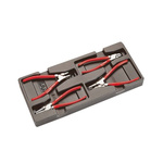 SAM 4-Piece Circlip Plier Set, Bent, Straight Tip, ESD